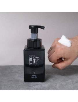 SHINSHI Men Skin Care Cleansing Foam Мужская очищающая пена для бритья, 400 мл